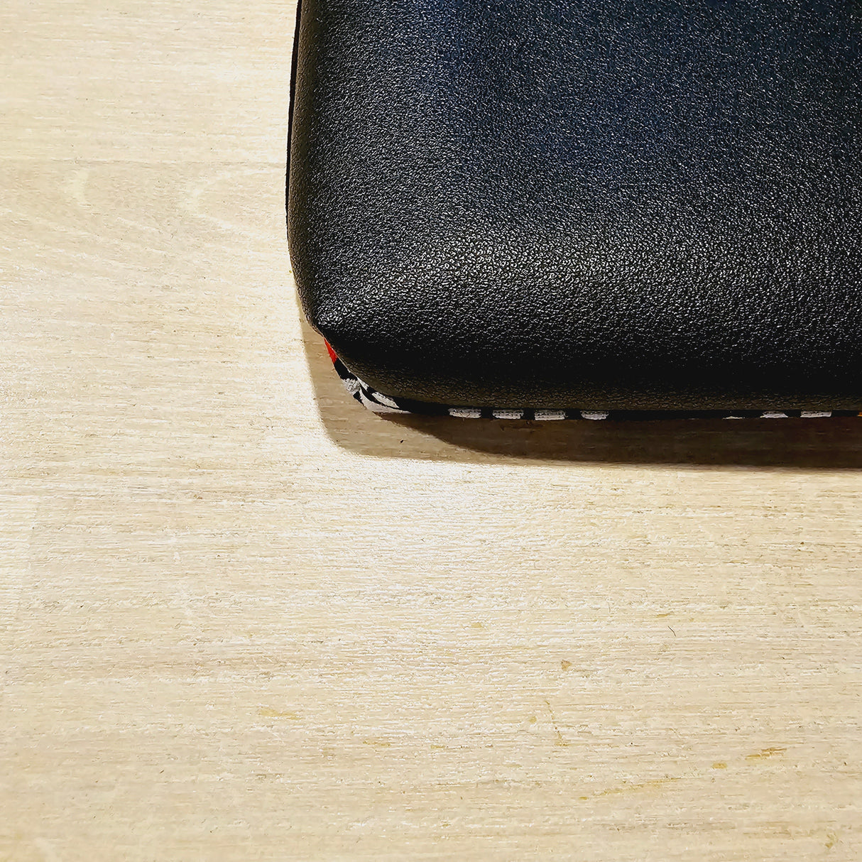 Handmade Phone Bag and Keyfob Set | African Ankara Print Fabric | Vegan Leather Detail | Adjustable Shoulder Strap-3