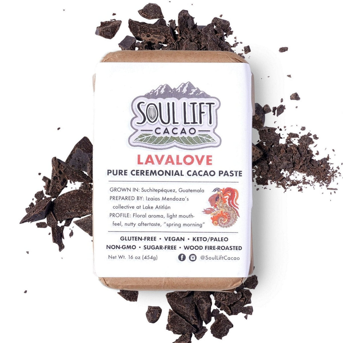 Lavalove 100% Pure Ceremonial Cacao from Guatemala