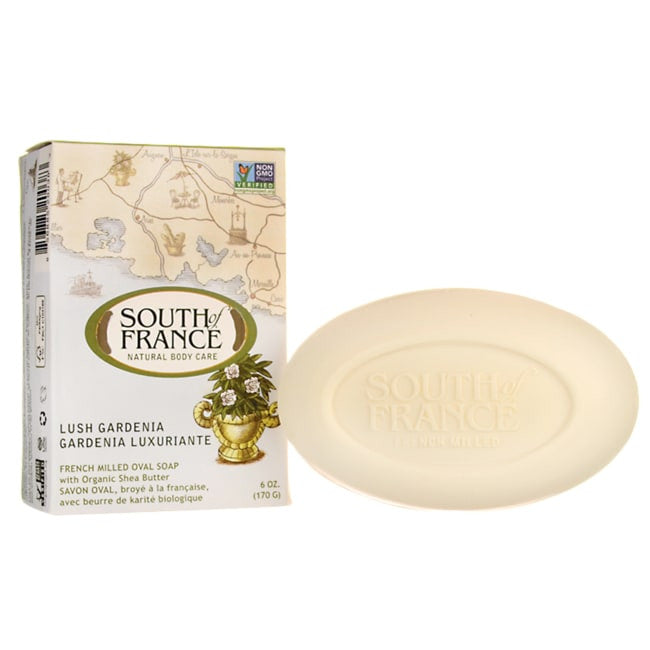South of France Lush Gardenia Mild Bar Soap (1x6 OZ)-0