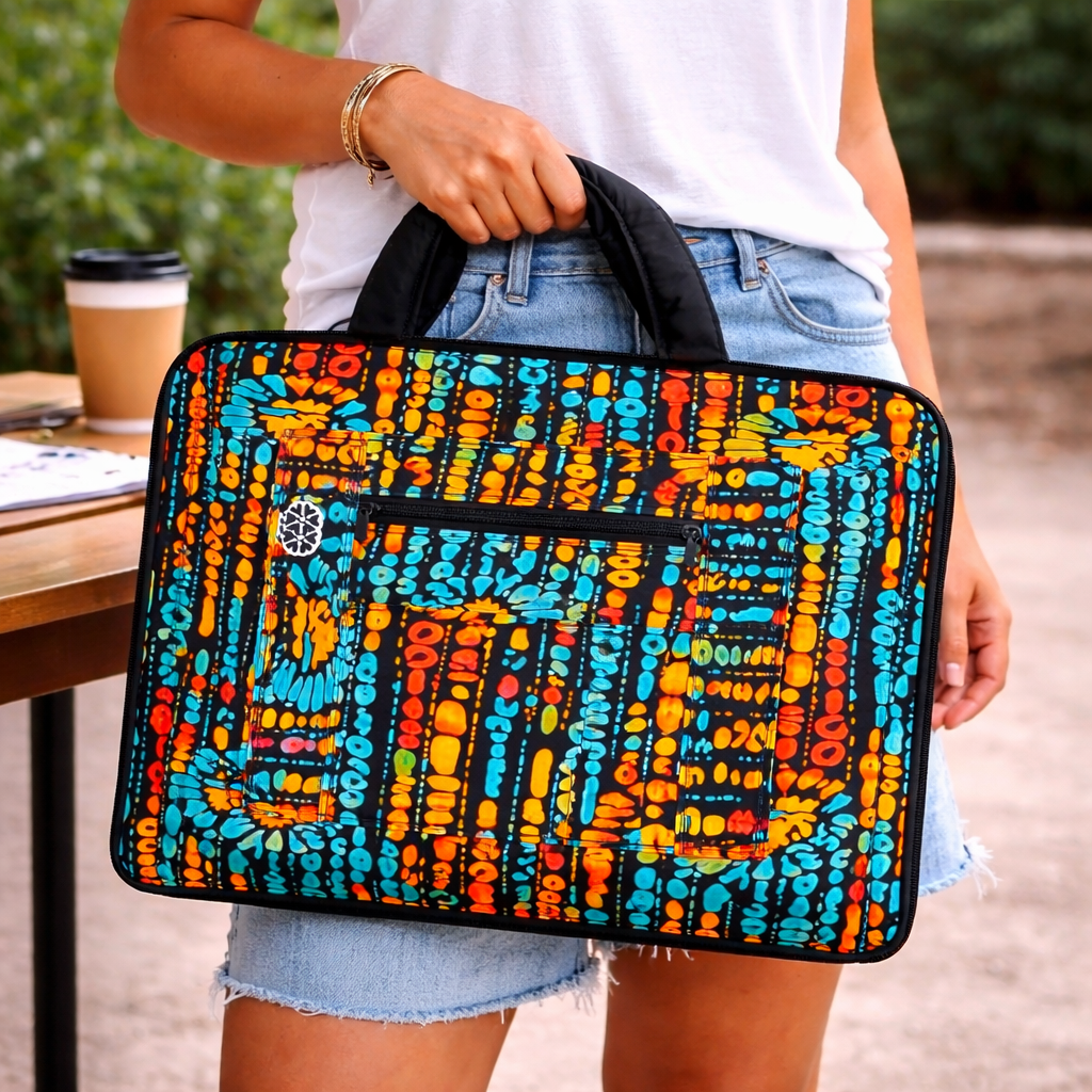 Ugandan Fabric Laptop Bag
