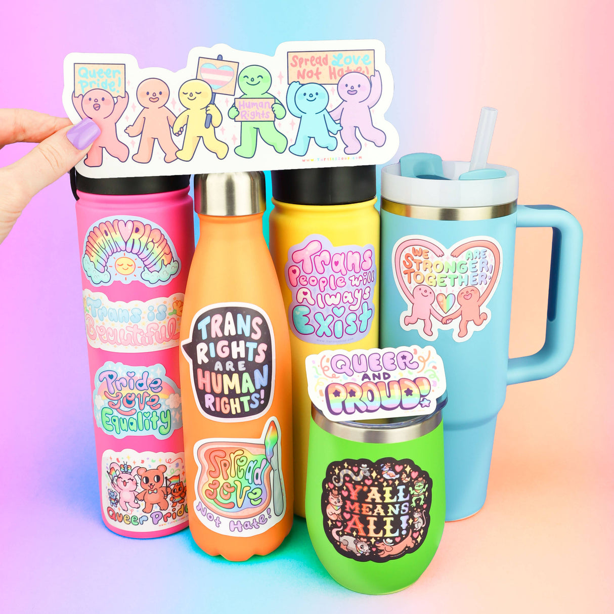 Y’all Means All Vinyl Sticker