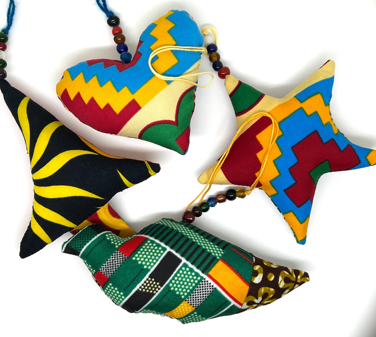African Wax Print Ornament