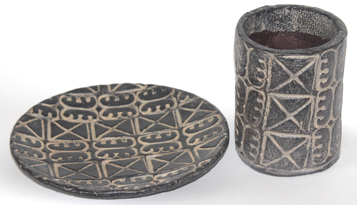 Ashanti Ceramic Vase or Plate