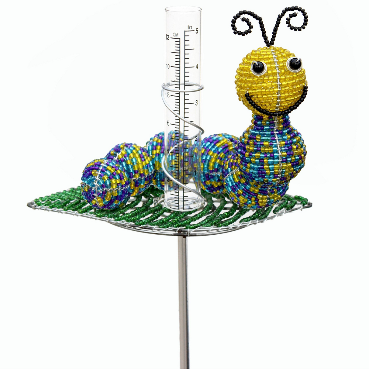 Caterpillar Rain Gauge
