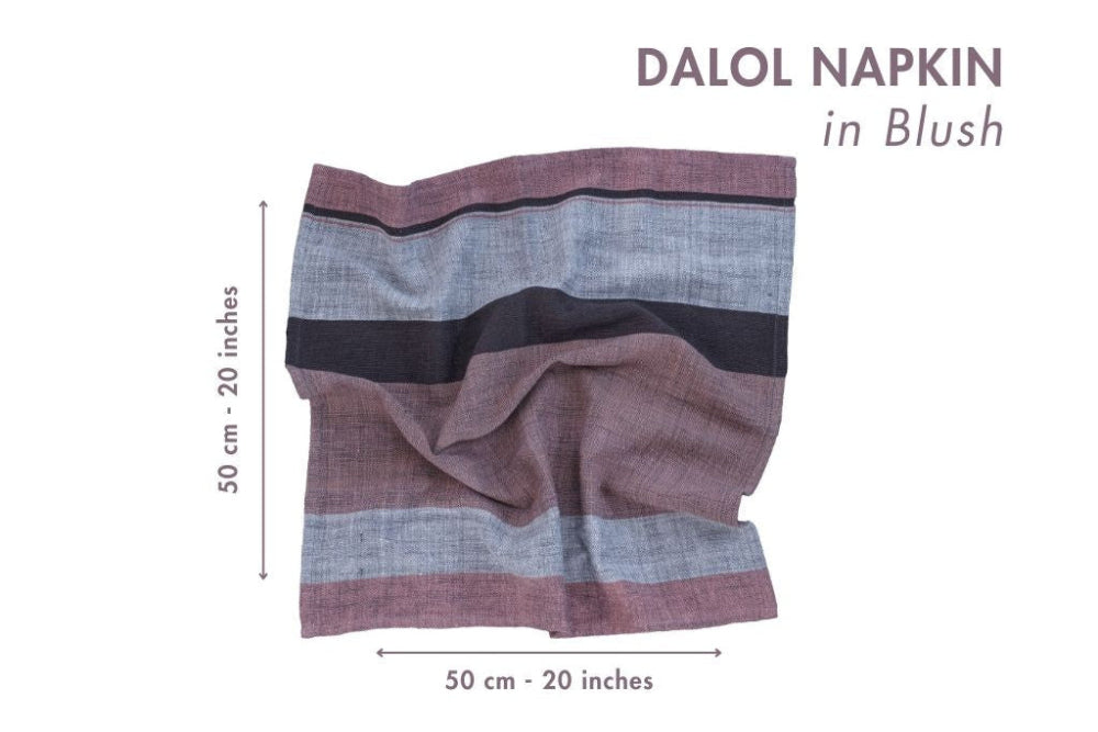 Dalol Handwoven Ethiopian Cotton Napkins | Set of 2