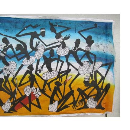 Dancers Batik Art 01-0