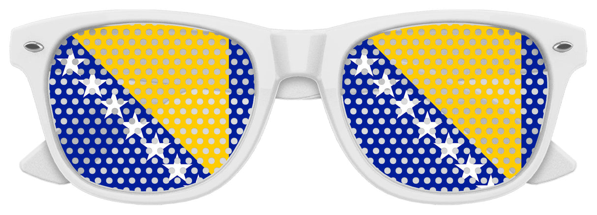 BOSNIA AND HERZEGOVINA FLAG World Cup Party Sunglasses