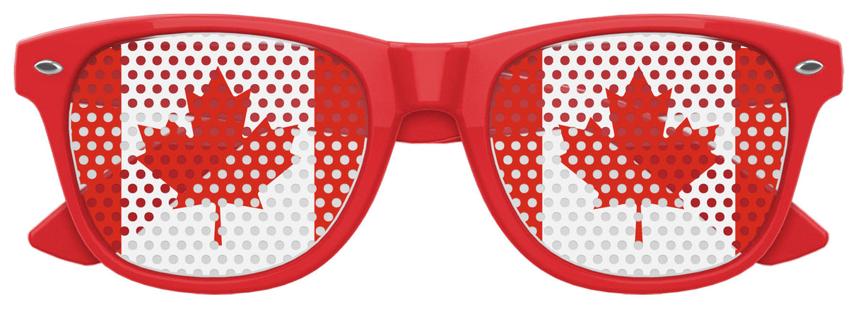 CANADA FLAG World Cup Party Sunglasses