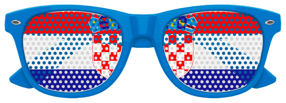CROATIA FLAG World Cup Party Sunglasses
