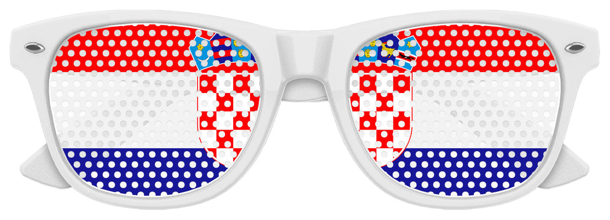 CROATIA FLAG World Cup Party Sunglasses