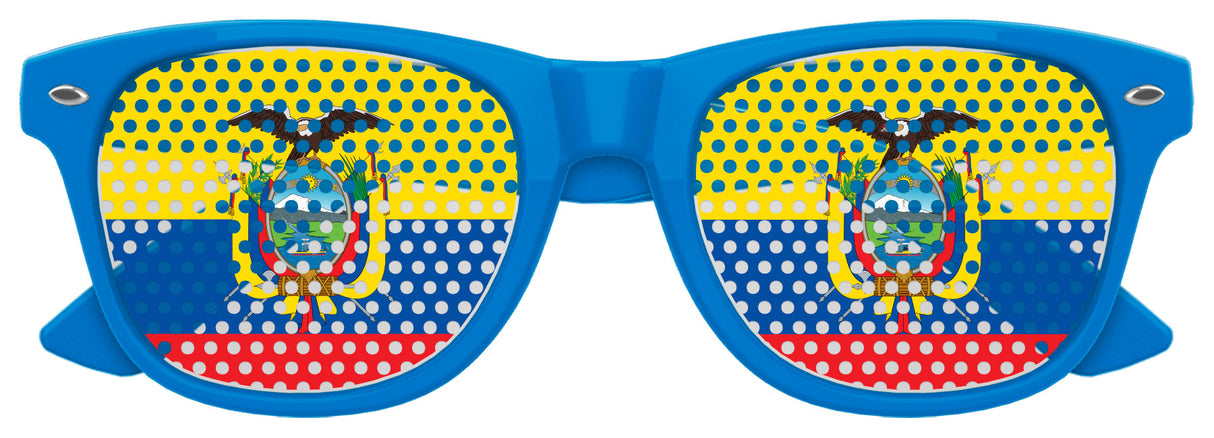 ECUADOR FLAG World Cup Party Sunglasses