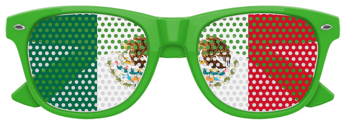 MEXICO FLAG World Cup Party Sunglasses