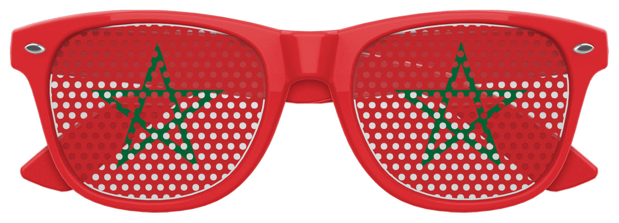 MOROCCO FLAG World Cup Party Sunglasses