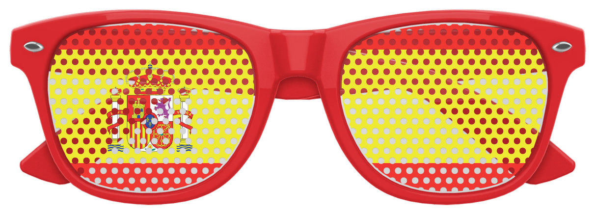 SPAIN FLAG World Cup Party Sunglasses