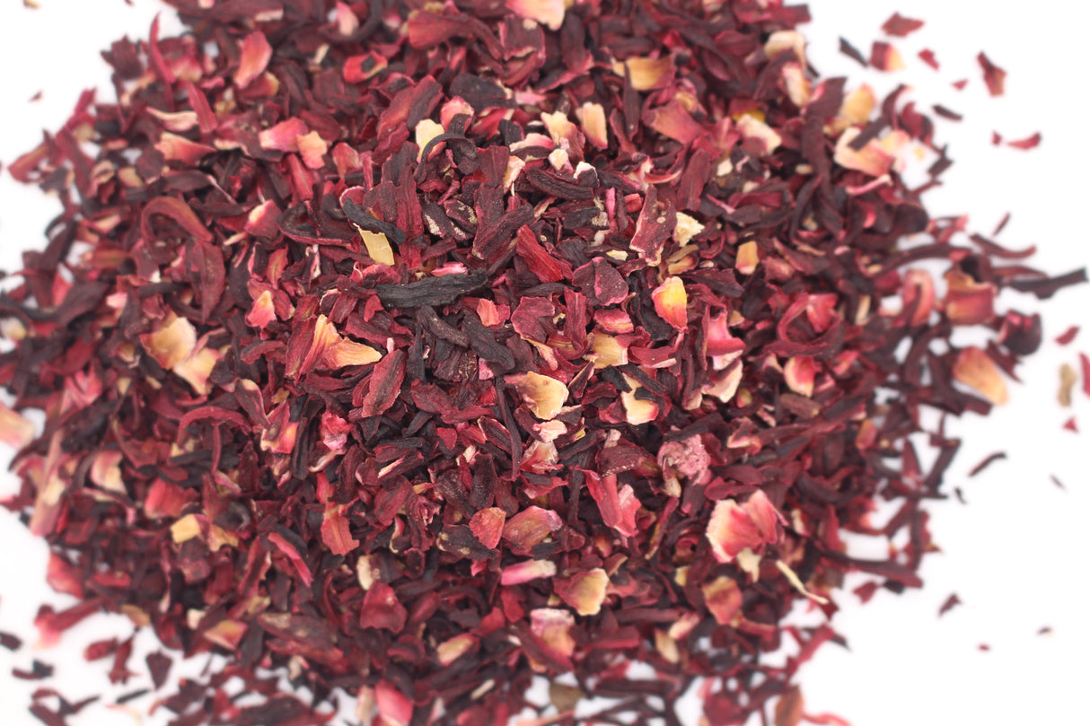 Hibiscus Flower (Gole Khatme) Cut and Sifted Flower (C/S) (0.5 LB)
