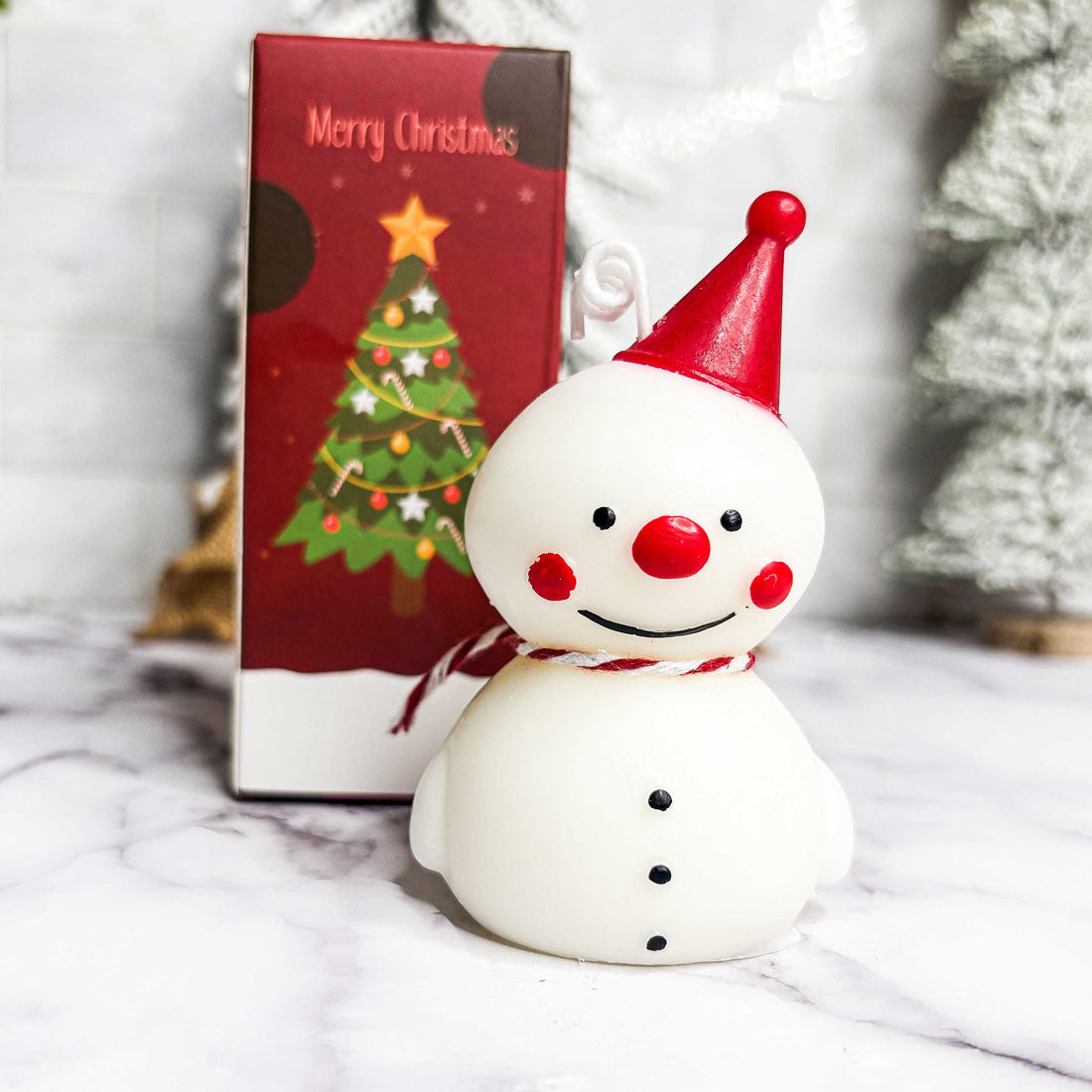 Snowman Candle-1