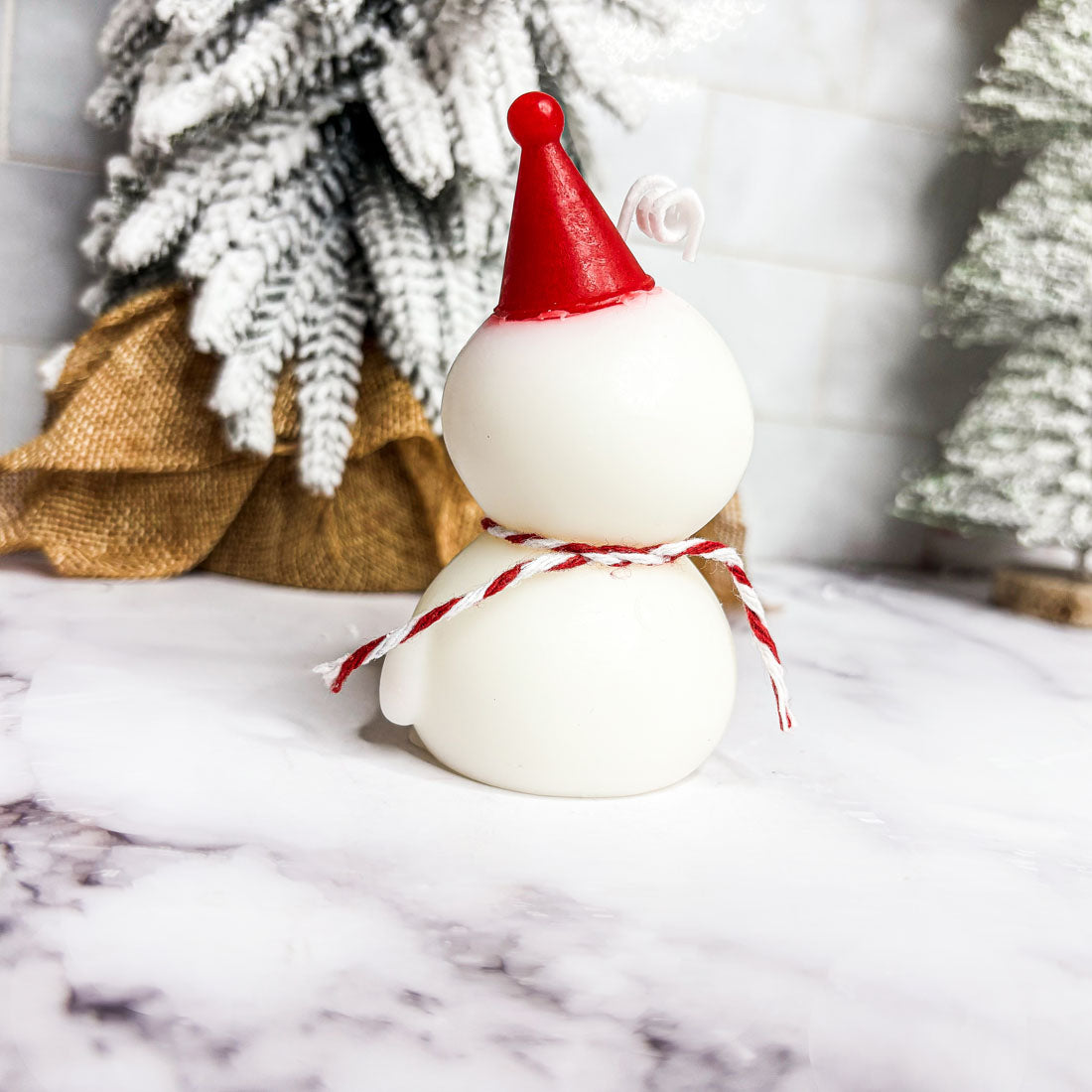 Snowman Candle-2