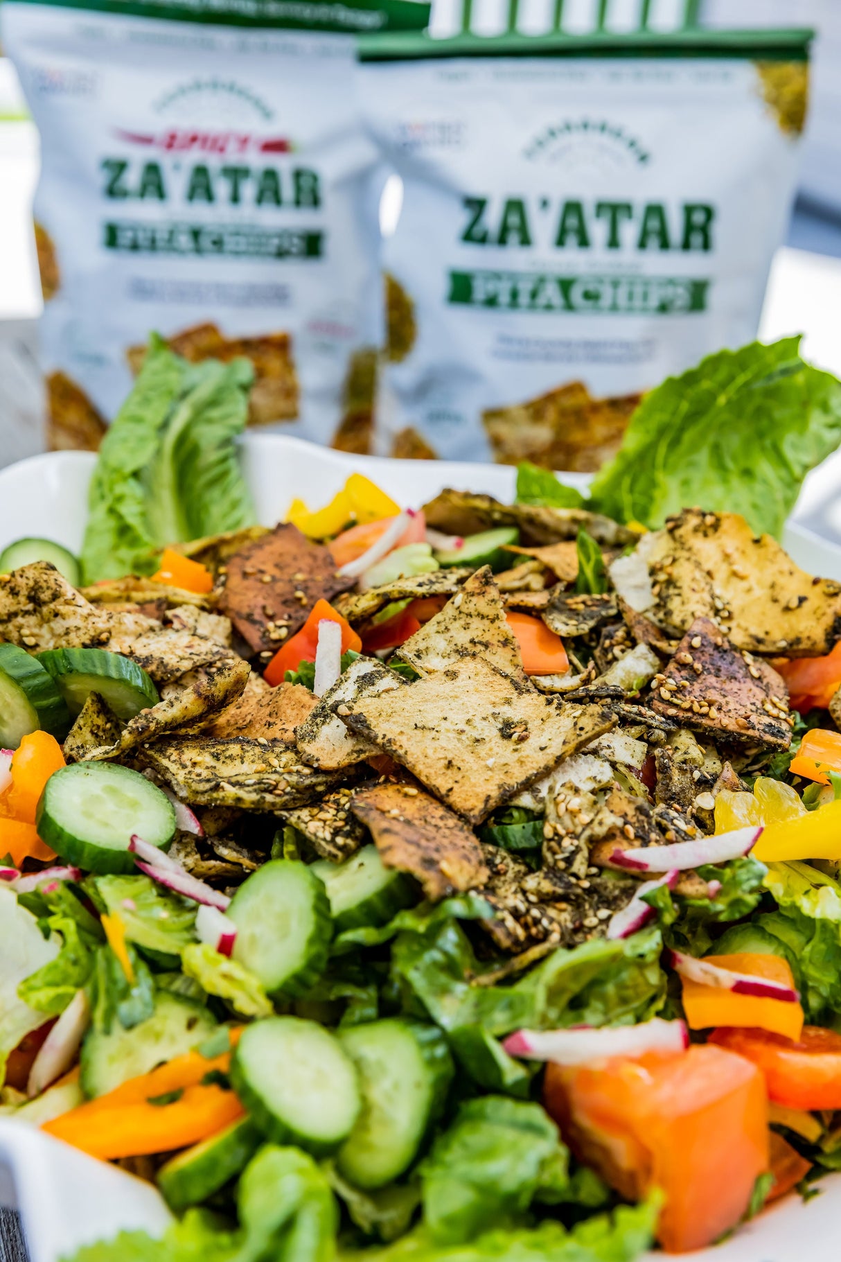 Za'atar Pita Chips (6.5oz.) Please select spicy or original za'atar.