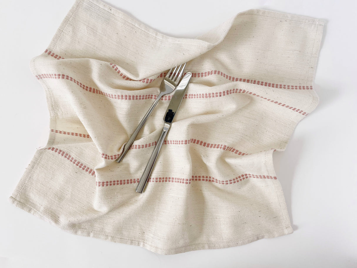 Chamo Handwoven Ethiopian Cotton Napkins | Set of 2