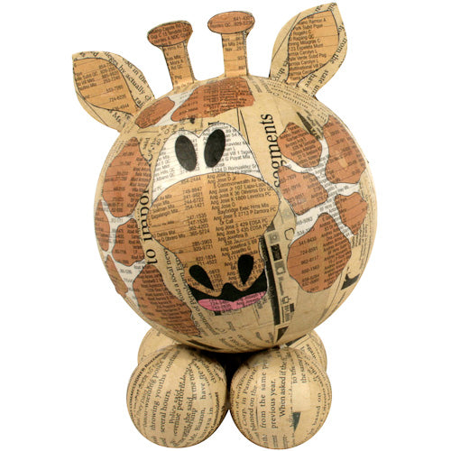 Large Paper Mache Giraffe Bank