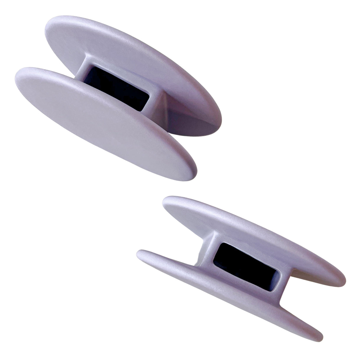 Lavender Macaroon Ceramic Vase - Pair