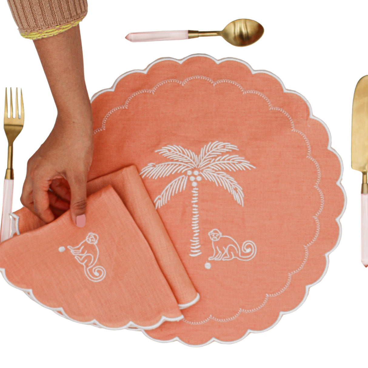 Dusky Rose Simia Placemat - Set of 4