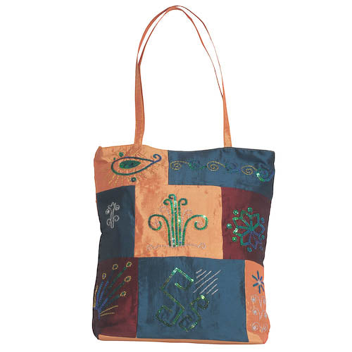 Silk Glitter Bag from Afghanistan