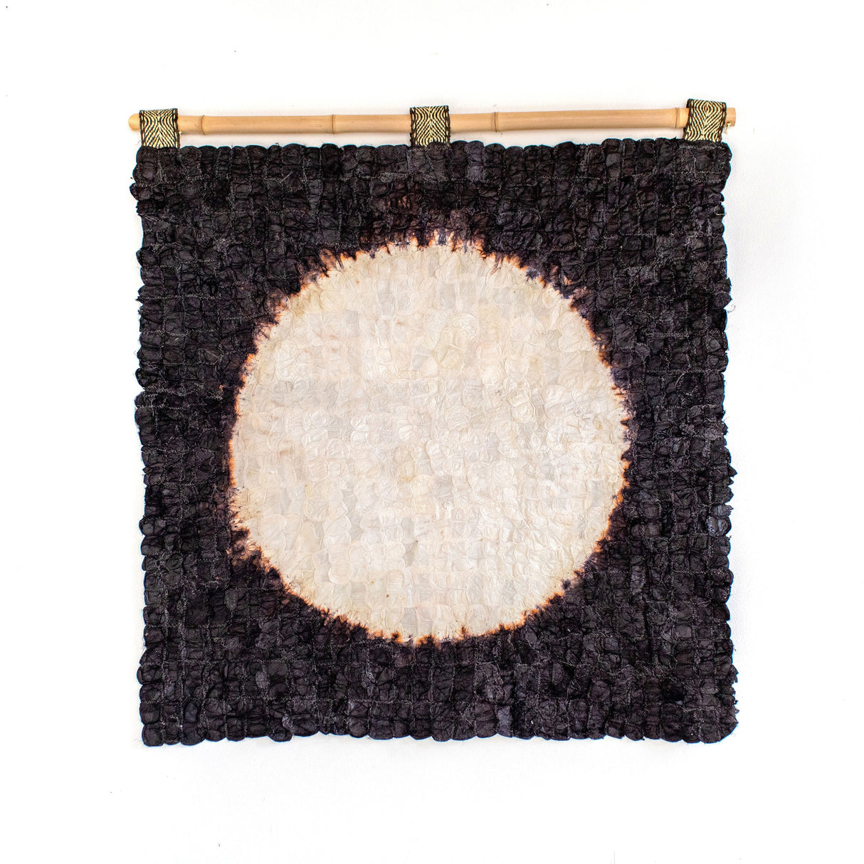 Madagascar Silk Harvest Moon Wall Hanging