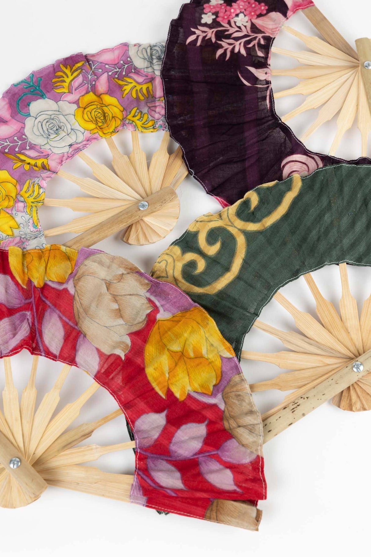 Sari Folding Fan from Bangladesh