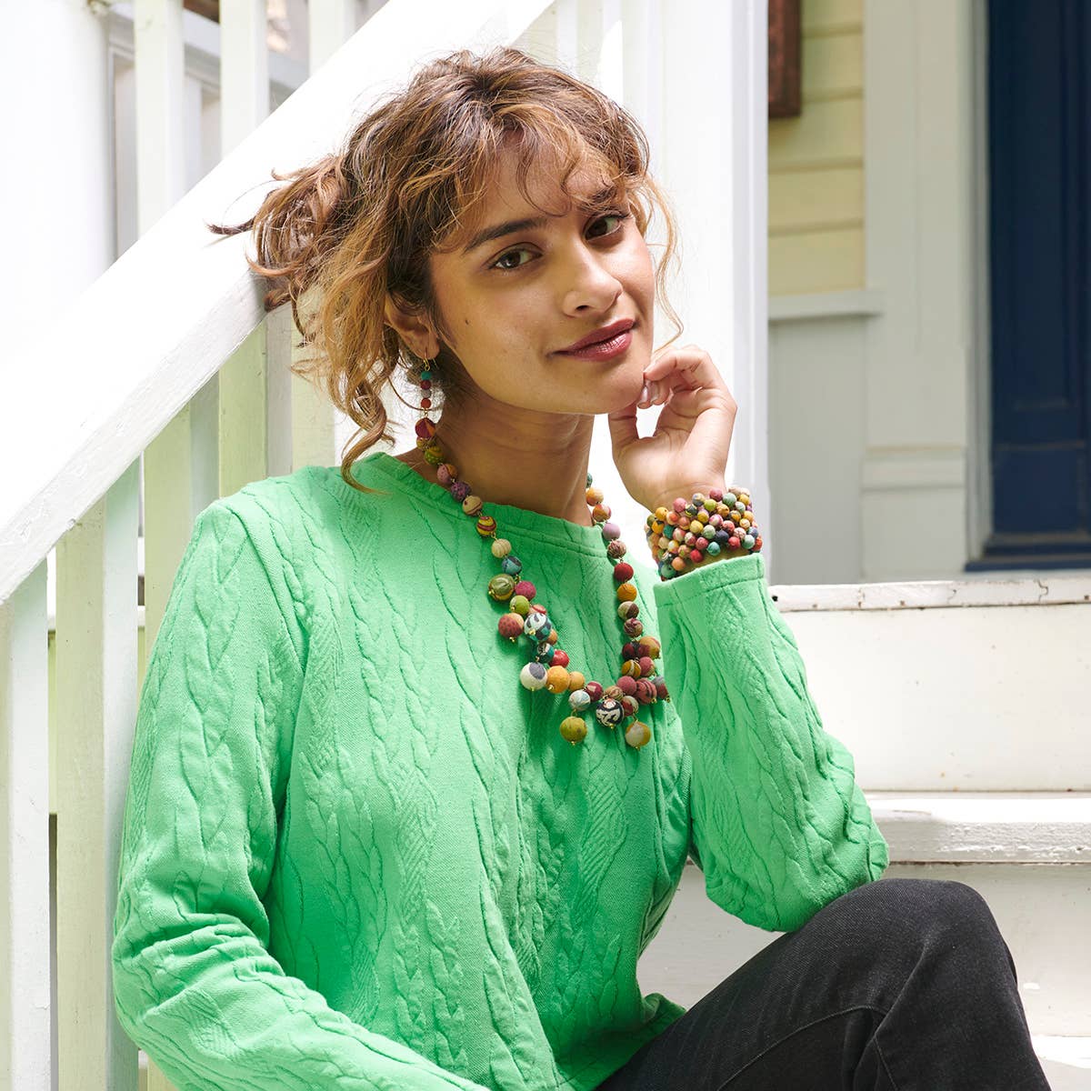 Woven Kantha Bracelet