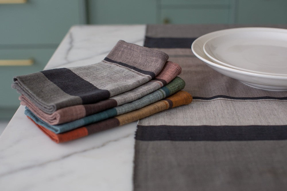 Dalol Handwoven Ethiopian Cotton Napkins | Set of 2