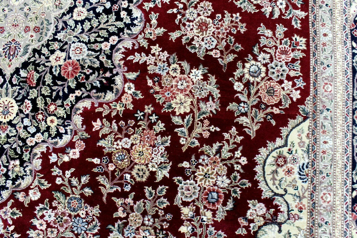 Exquisite Mint Hand-Knotted Peshawar Oriental Wool Rug – 9' x 12'