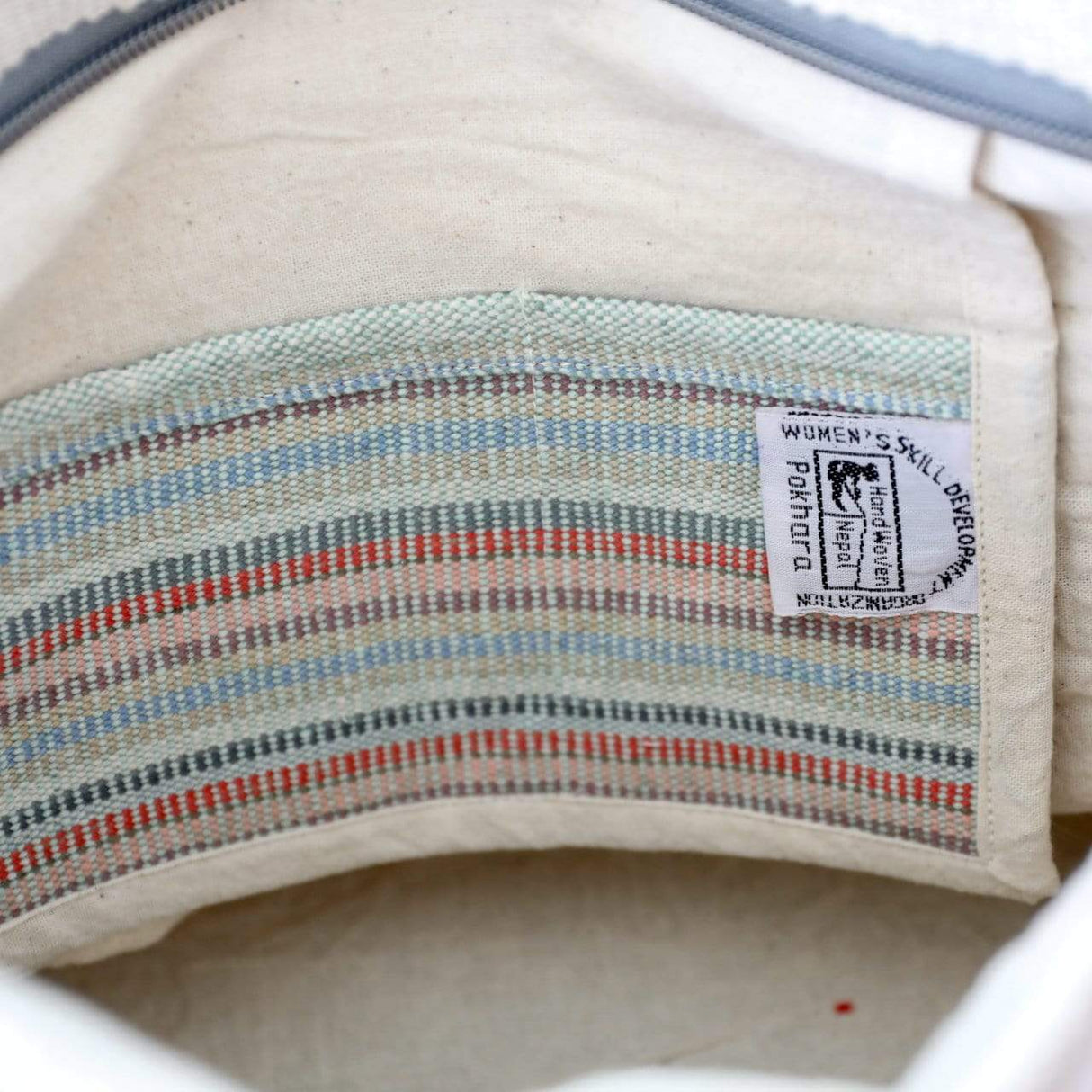 Fair trade WSDO allo pocket tote bag