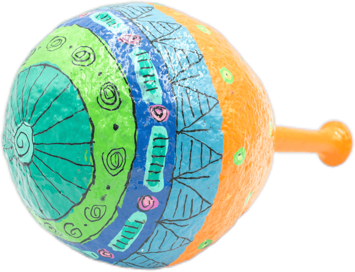 handmade painted paper mache mouse shapped piggy bank 24