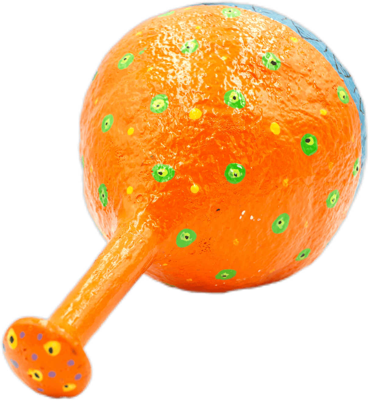 handmade painted paper mache mouse shapped piggy bank 26