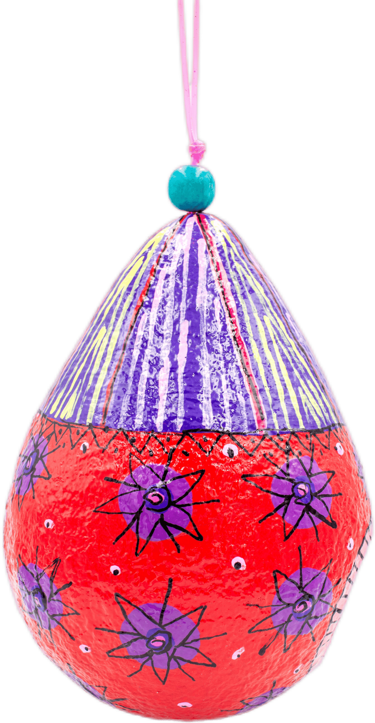 handmade painted paper mache mouse shapped piggy bank 40