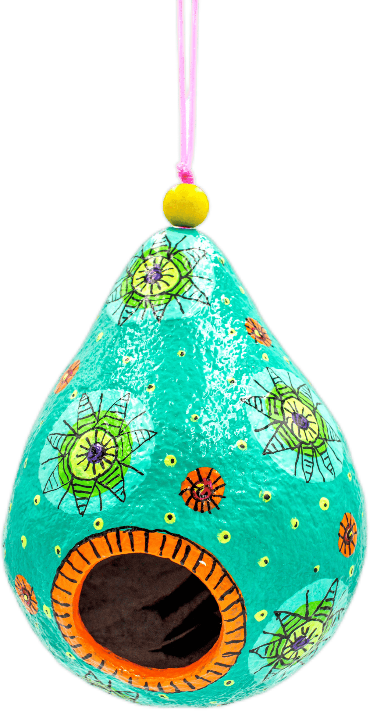 handmade painted paper mache mouse shapped piggy bank 42