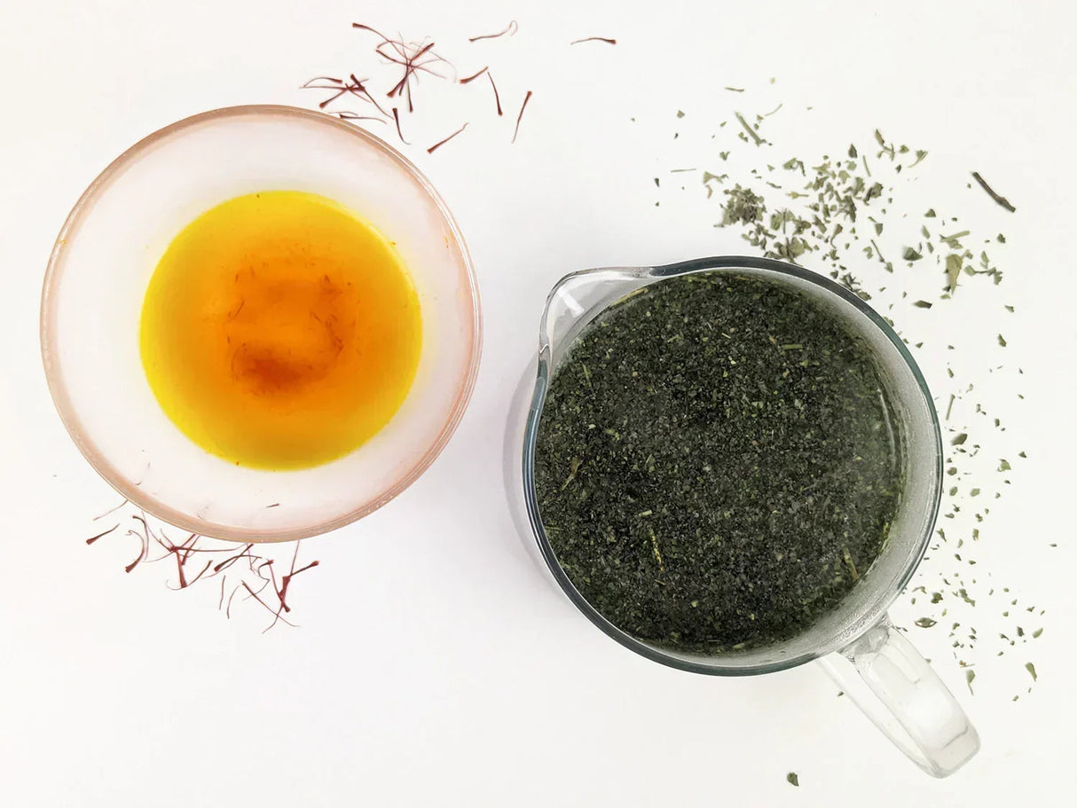 Gift Box Trio (A Jar of each Premium Saffron, Green Cardamom, Herati Mint Leaves)