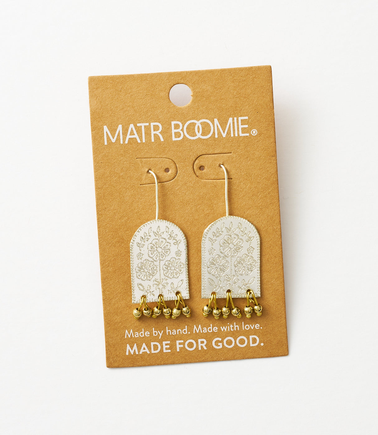 Haveli Etched Statement Earring