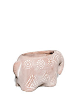 Terracotta Pot - Folk Elephant-2