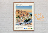 Middle East Art Poster Syria Lebanon Amman Palestine Canvas Printing Wall Art