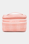 Fame Love & Peace Striped Handle Bag