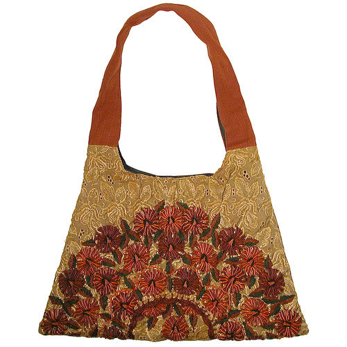 Trapezoid Rococo Handbag from Guatemala-1