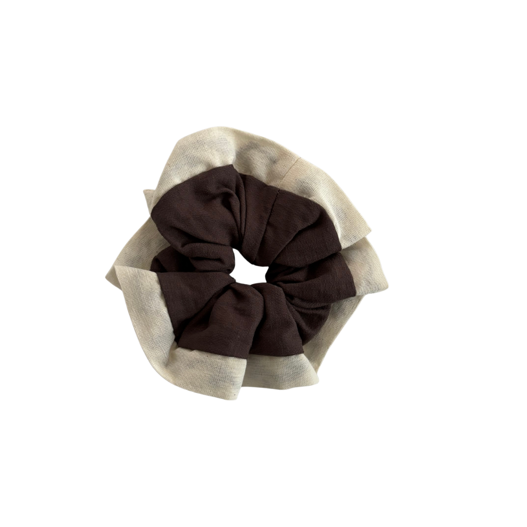 Amira Scrunchie - Brown