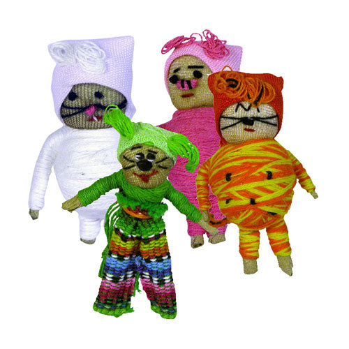 Worry Doll Animal Pins