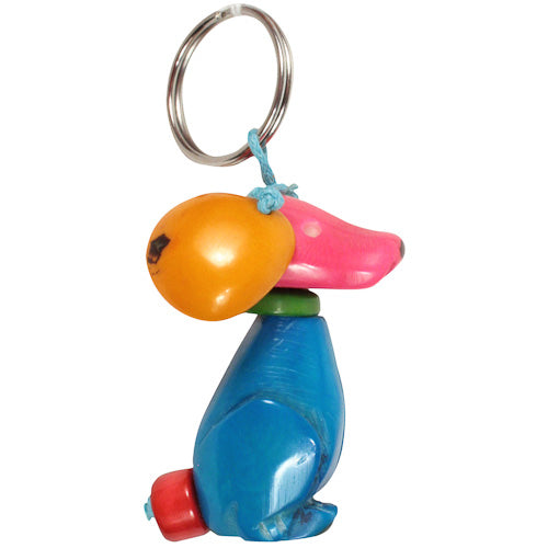 Tagua Nut Key Chain - Dog