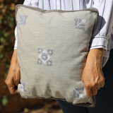 Feathers Pillow Cover - Gray