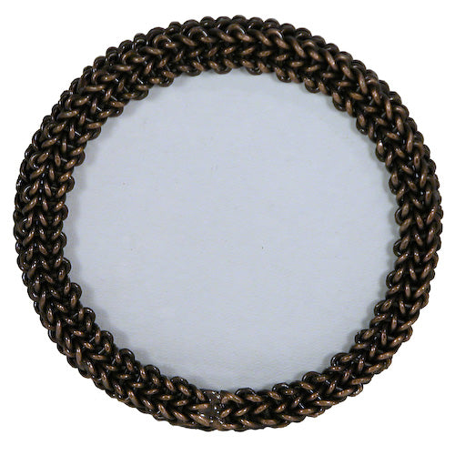 Round Recycled Woven Chain Photo Frame