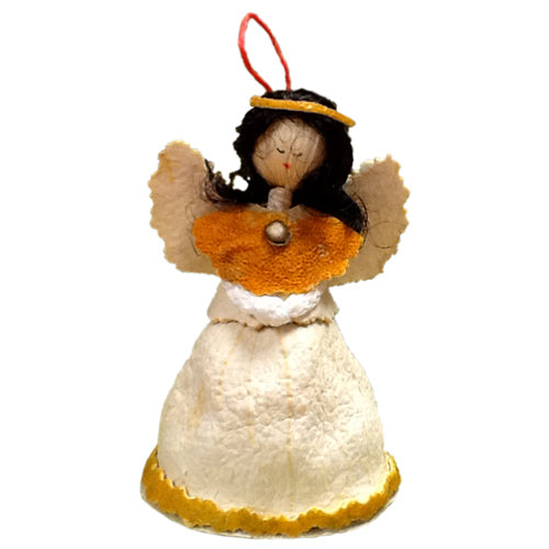 Orange Peel Angel Ornament