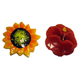 Paper Mache Flower Magnets from Haiti-0